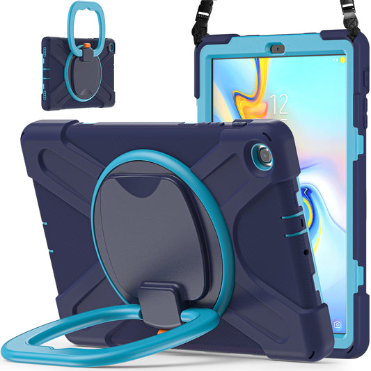 Pirate Box Galaxy Tab A 10.1 (2019) Case Hook Stand Rotating Shoulder Strap