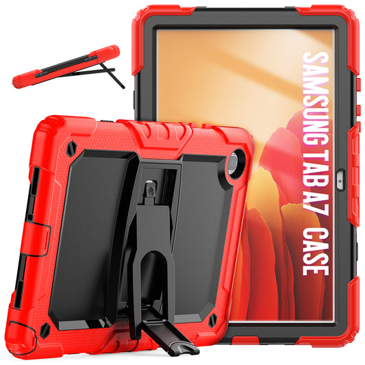 Kickstand Galaxy Tab A7 Shockproof Case Built-in Screen Protector Strap