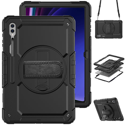 Tough Strap Galaxy Tab S9 Ultra Shockproof Case Multi-functional Built-in Screen Protector