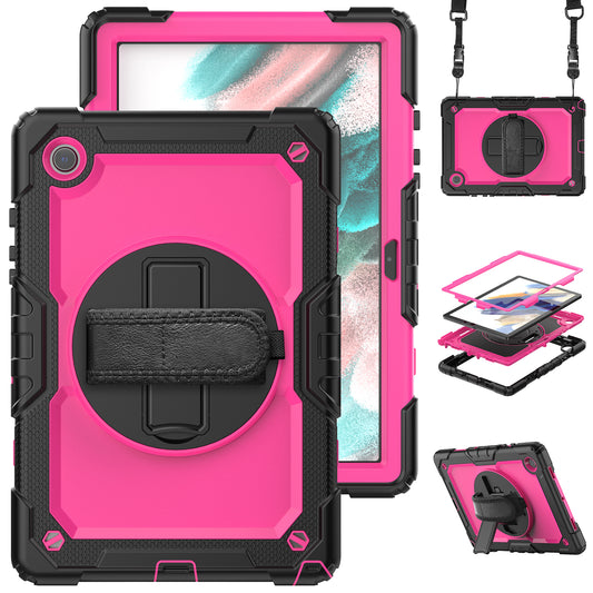 Tough Strap Galaxy Tab A8 Shockproof Case Multi-functional Built-in Screen Protector