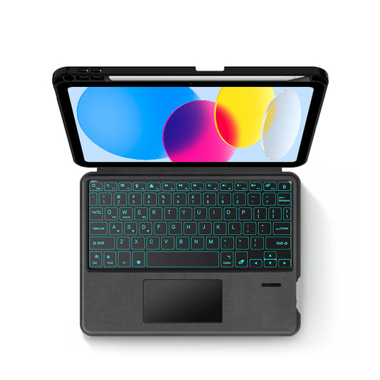 iPad 10 Keyboard Case with Backlit Lightweight Portable Travel