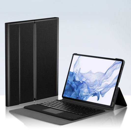 Metal Hinge Samsung Galaxy Tab S8+ Keyboard Case with Touchpad Detachable