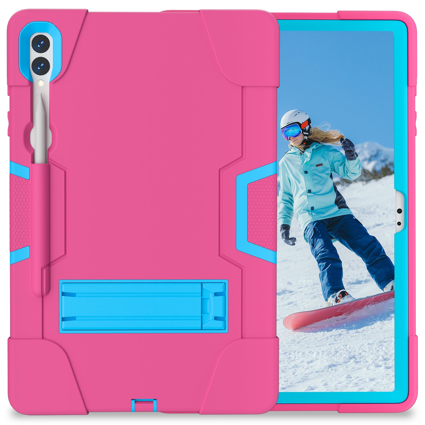 Contrast Armor Galaxy Tab S8+ Shockproof Case Silicone PC Full Protection