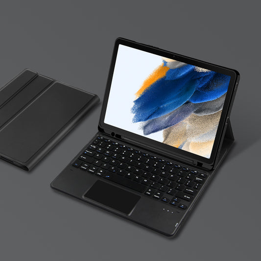 Classical Book Galaxy Tab A7 Lite Keyboard Case Touchpad Stand Detachable