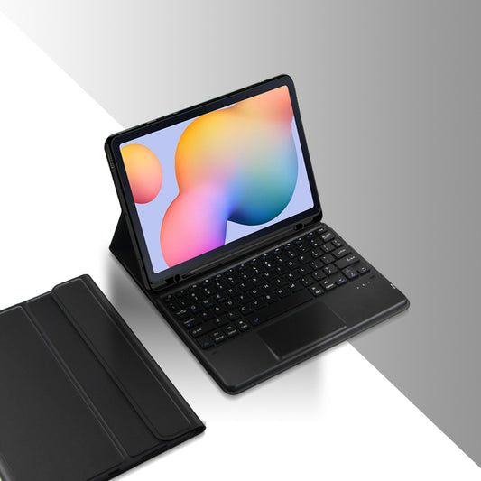 Classical Book Galaxy Tab S6 Keyboard Case Touchpad Stand Detachable