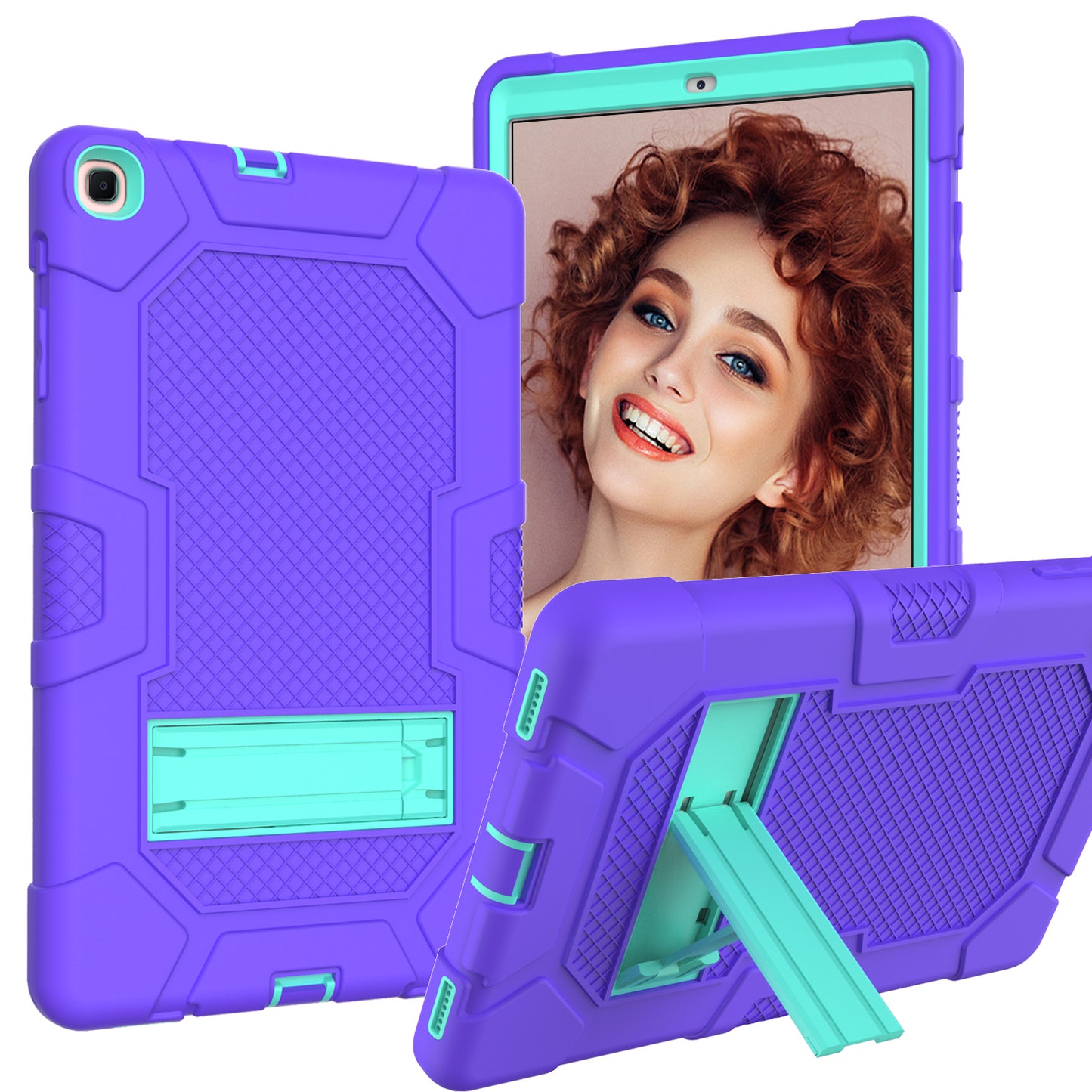 Molandi Contrasting Galaxy Tab A 10.1 (2019) Shockproof Case Stand Triple Full