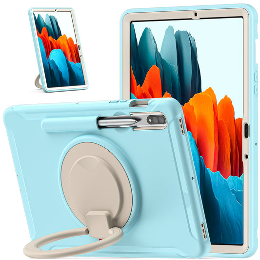 Bull Demon King Galaxy Tab S8 Case 360 Rotatable Folding Handle Grip Triple