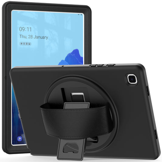 Spider-Man Galaxy Tab A7 Case Genuine Leather 360 Hand Holder Shock Absorption