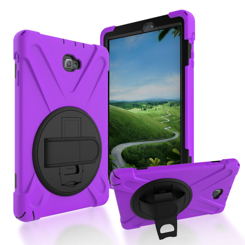Pirate King Galaxy Tab A 10.1 (2017) with S-Pen Case 360 Rotating Stand Shoulder Strap