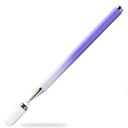 Macaron Gradient Touch Pen with Built-in Disc Dual Rubber tip Capacitive Screen Stylus
