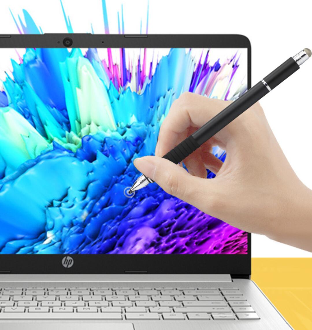 Cloth Tip Dual Suction Disc with Writing Refill Capacitive Screen Pen Tablet Stylus