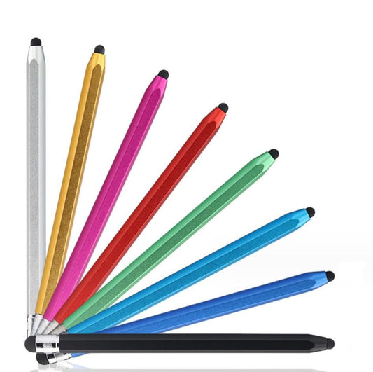 Dual silicone Tip 5mm & 8mm Hexagonal Pencil Capacitive Screen Phone Tablet Stylus Pen