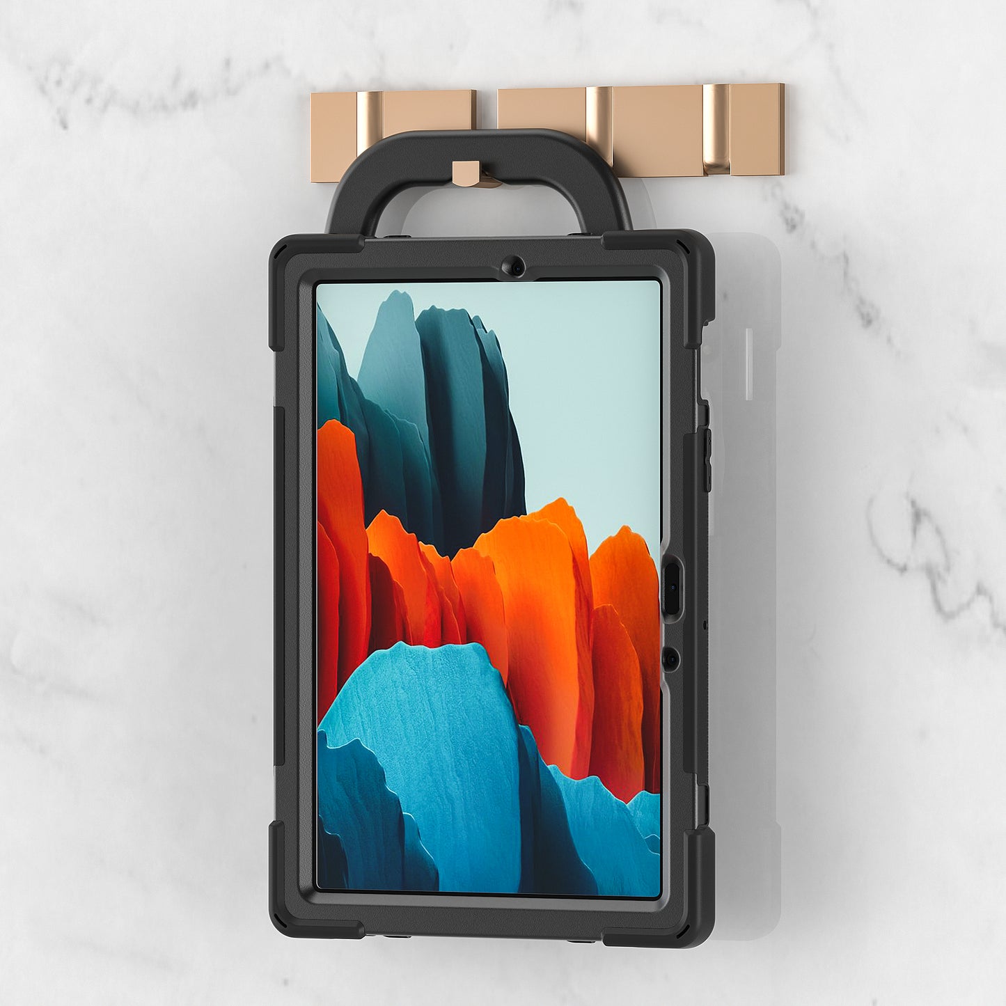 Pirate Box Galaxy Tab S6 Case Hook Stand Rotating with Hand Holder Shoulder Strap