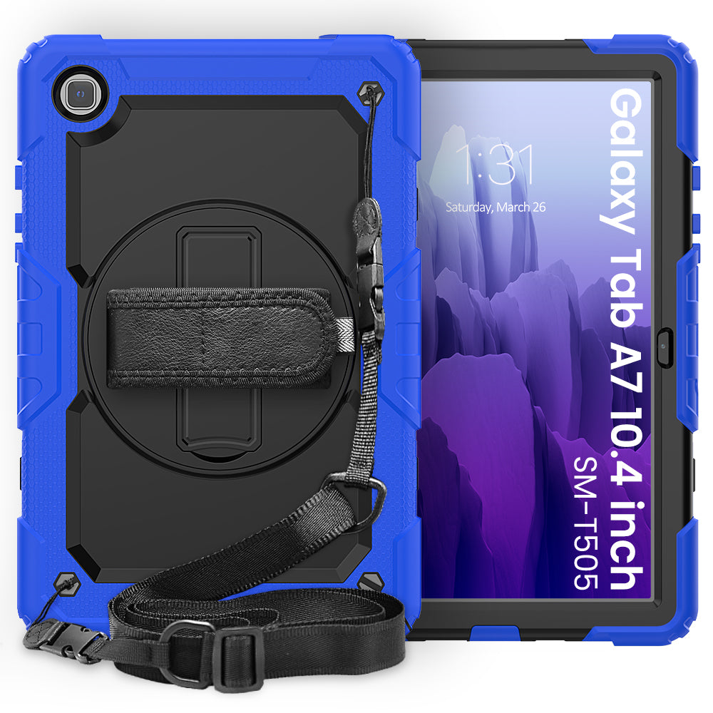 Tough Strap Galaxy Tab A7 Shockproof Case Built-in Screen Protector