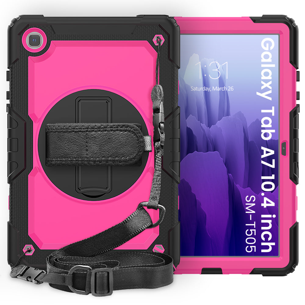 Tough Strap Galaxy Tab A7 Shockproof Case Built-in Screen Protector
