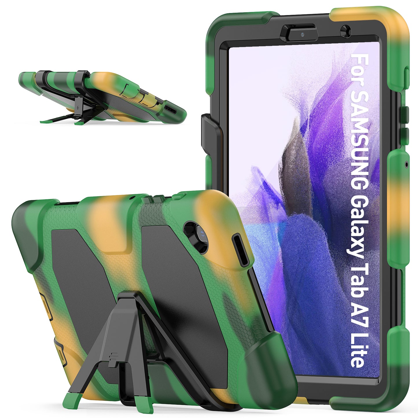 Tough Box Galaxy Tab A7 Lite Shockproof Case with Built-in Screen Protector