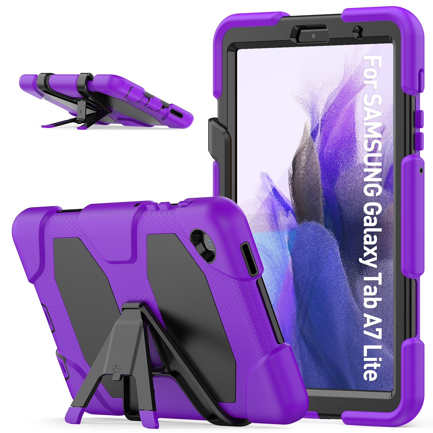 Tough Box Galaxy Tab A7 Lite Shockproof Case with Built-in Screen Protector