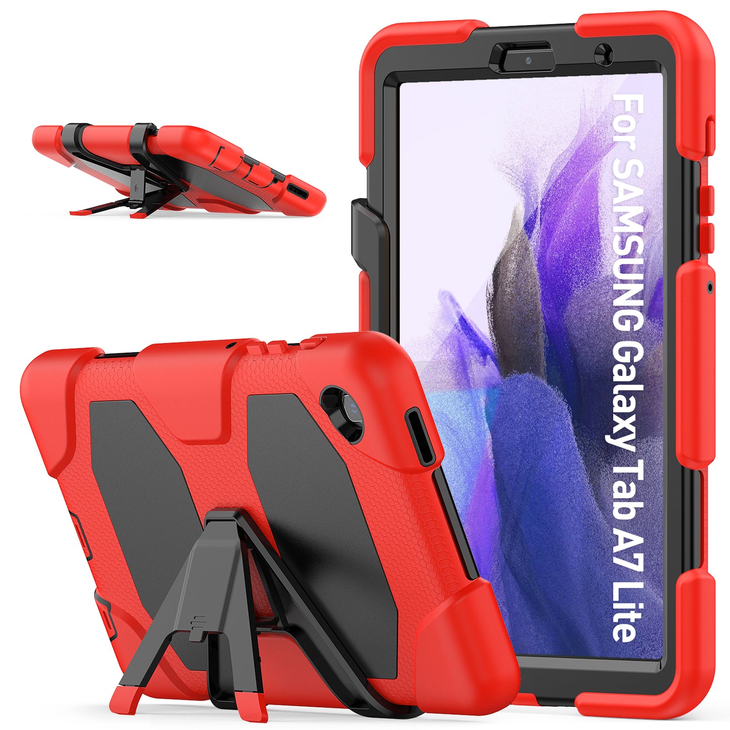 Tough Box Galaxy Tab A7 Lite Shockproof Case with Built-in Screen Protector