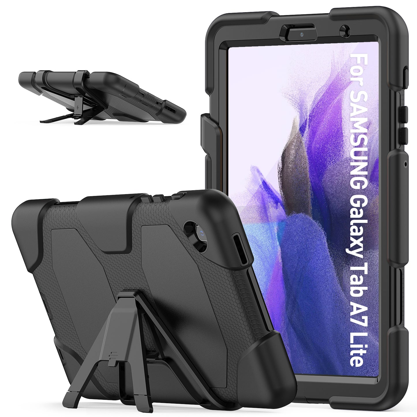 Tough Box Galaxy Tab A7 Lite Shockproof Case with Built-in Screen Protector