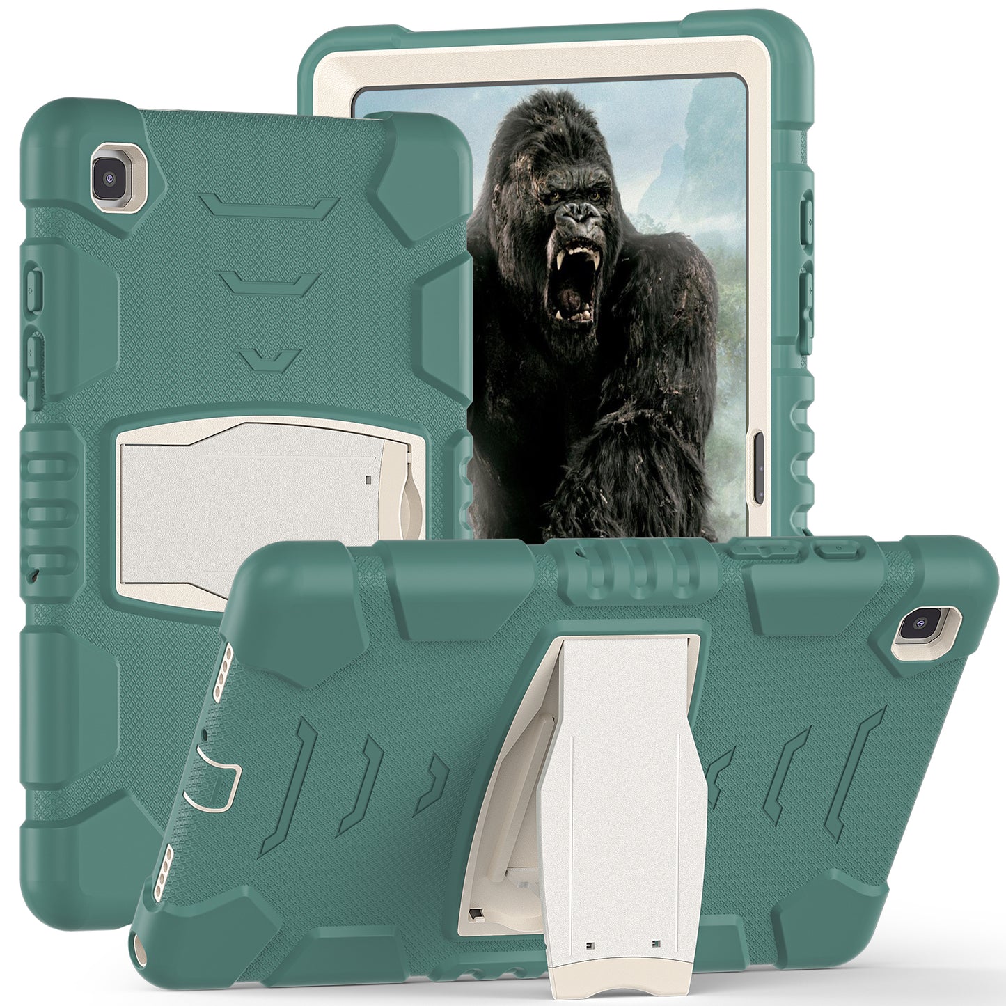 Gorilla King Kong Galaxy Tab A7 Case Full Body Triple Protection Folding Stand
