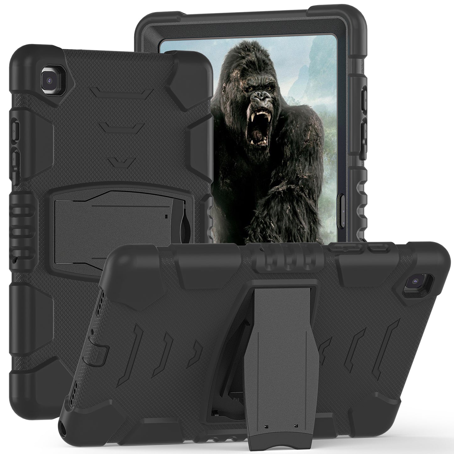 Gorilla King Kong Galaxy Tab A7 Case Full Body Triple Protection Folding Stand