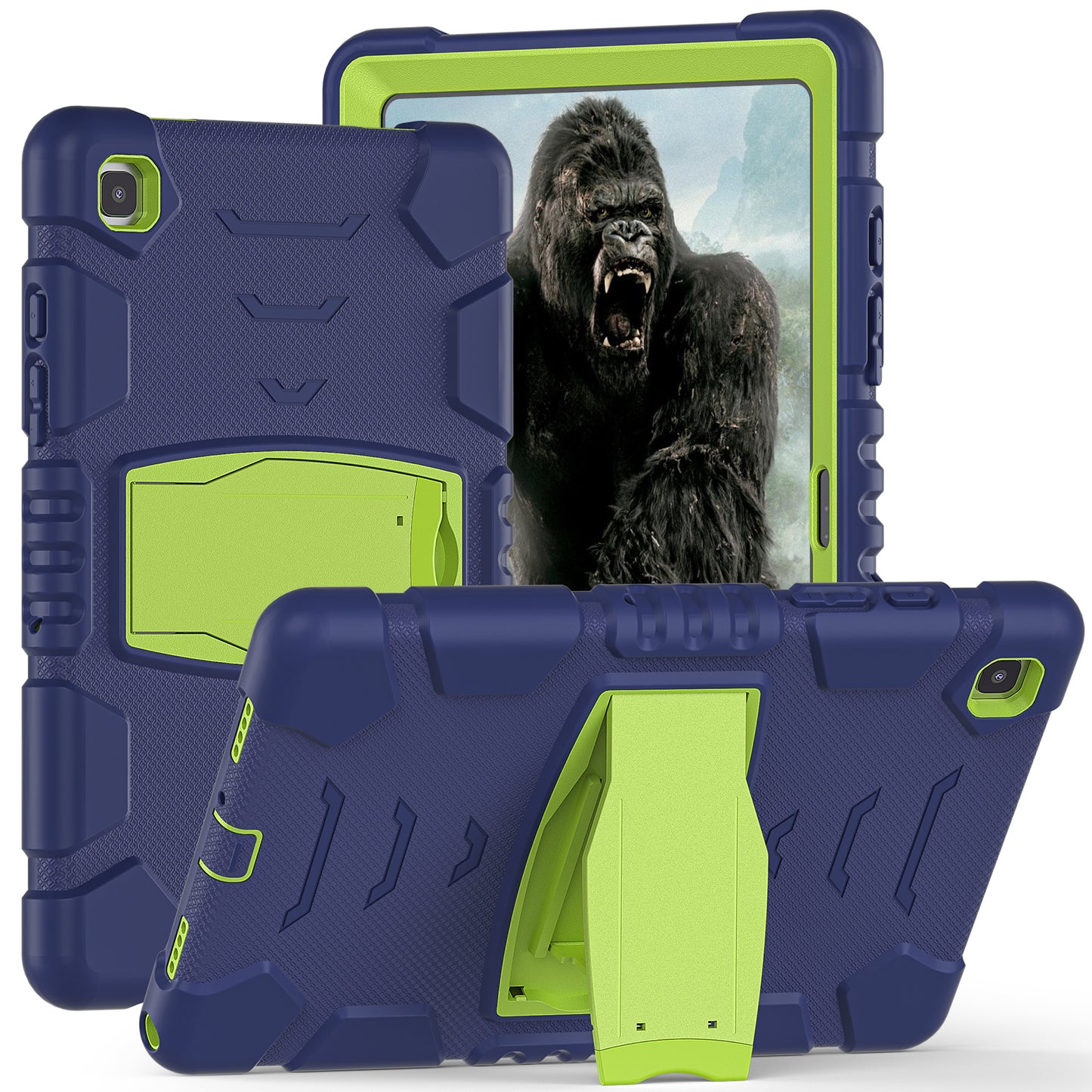 Gorilla King Kong Galaxy Tab A7 Case Full Body Triple Protection Folding Stand