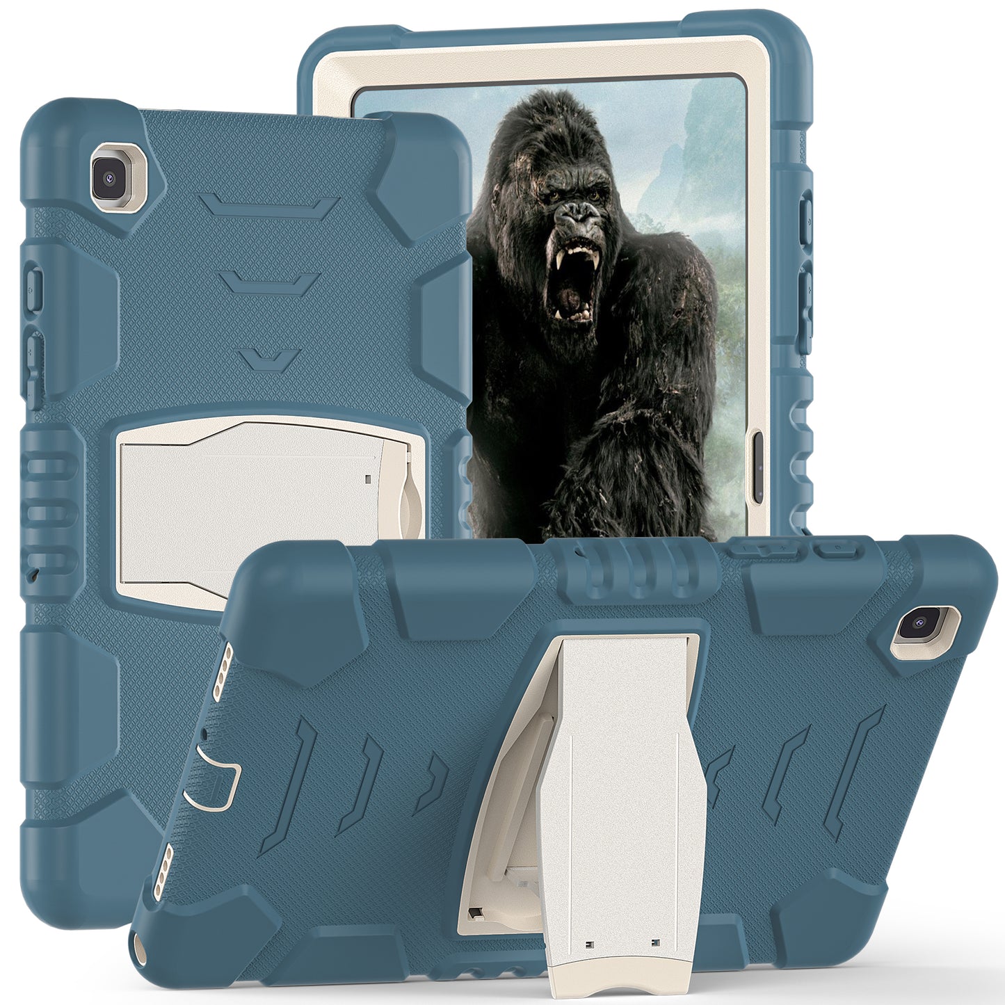 Gorilla King Kong Galaxy Tab A7 Case Full Body Triple Protection Folding Stand