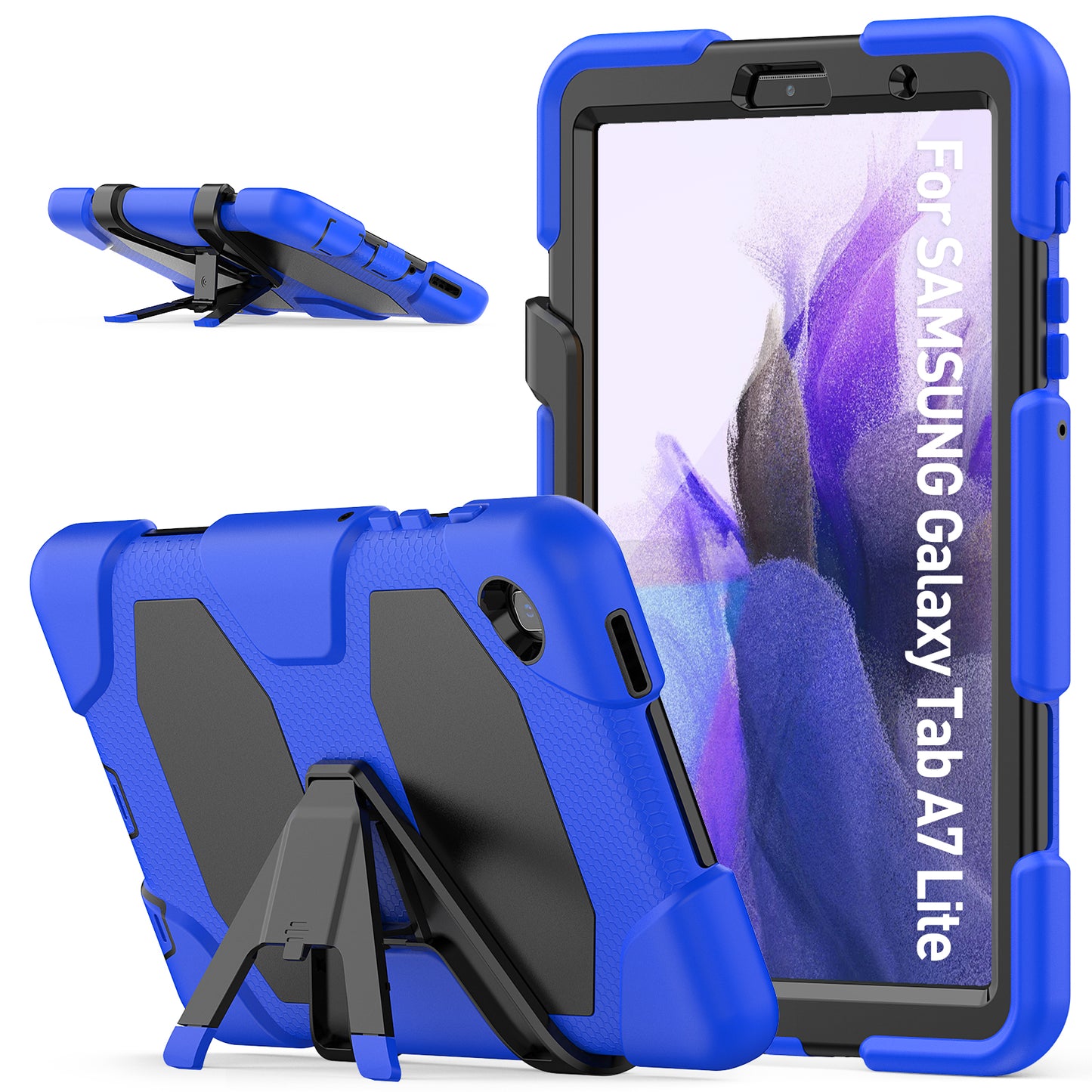 Tough Box Galaxy Tab A7 Lite Shockproof Case with Built-in Screen Protector