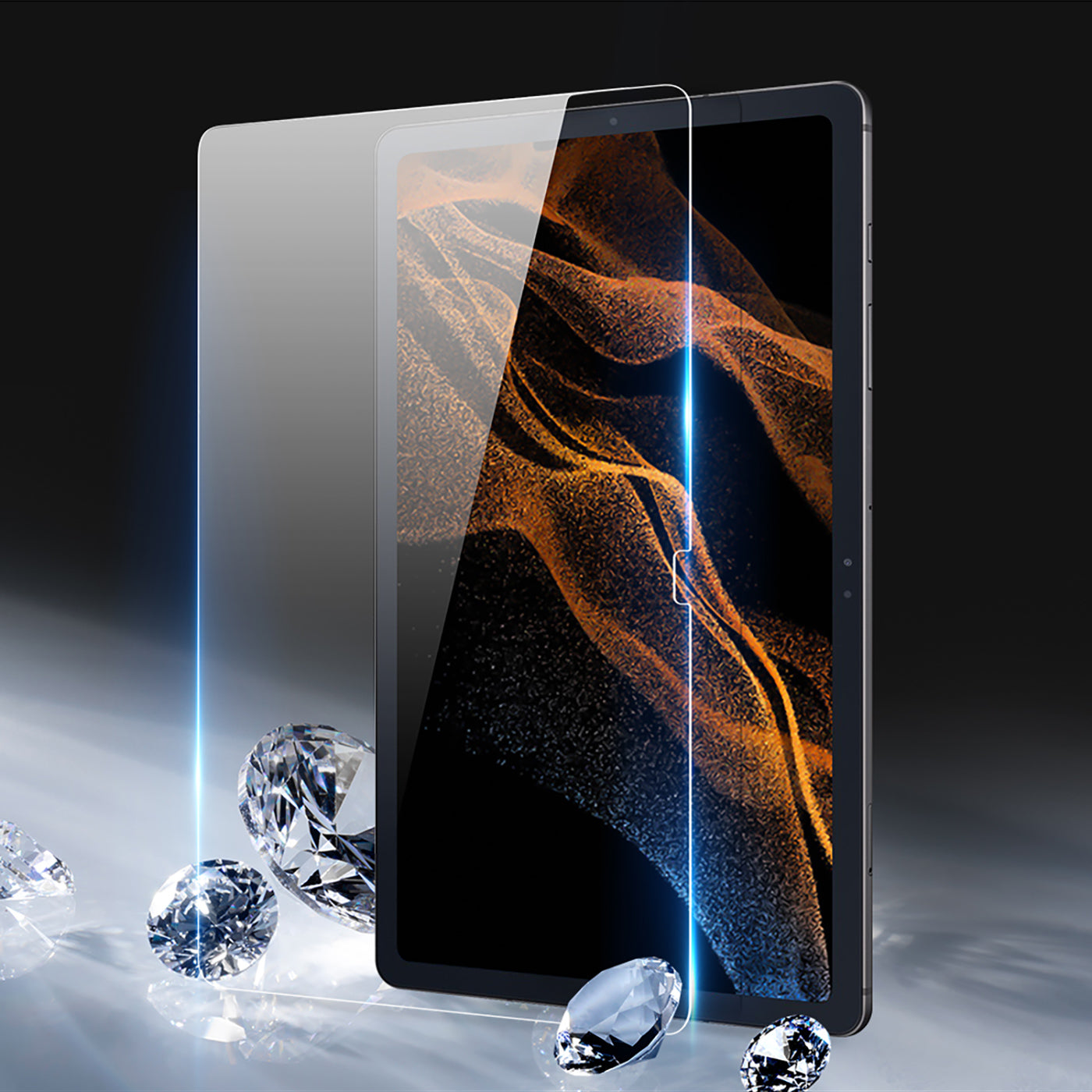 9H HD Transparent 2.5D Tempered Glass Samsung Galaxy Tab S8 Ultra Screen Protector