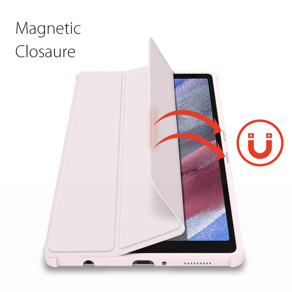 Toby Smart Samsung Galaxy Tab A7 Lite Leather Case Crystal PC Smart Slim Magntic