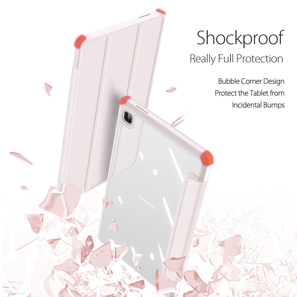 Toby Smart Samsung Galaxy Tab A7 Lite Leather Case Crystal PC Smart Slim Magntic