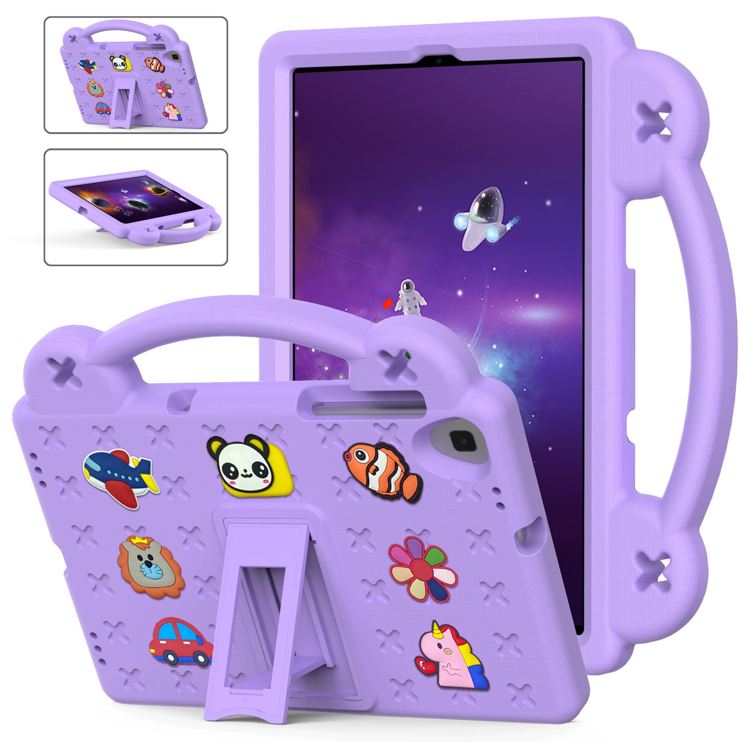 Berenstain Bear Galaxy Tab A 10.1 2019 EVA Case Children's Cartoon Flat Kickstand