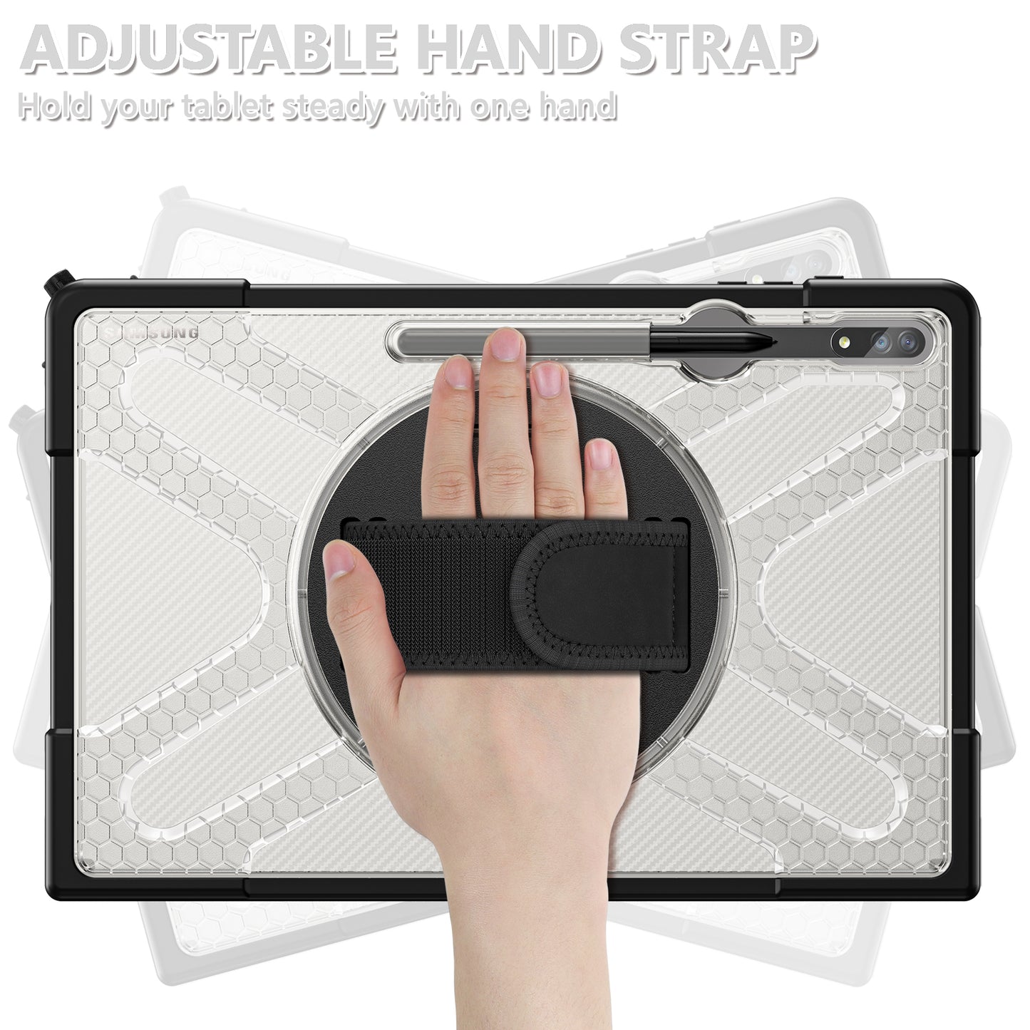 Jacket Beer Galaxy Tab S8 Ultra Case Light Textur Multi Angle Protection Stable Stand