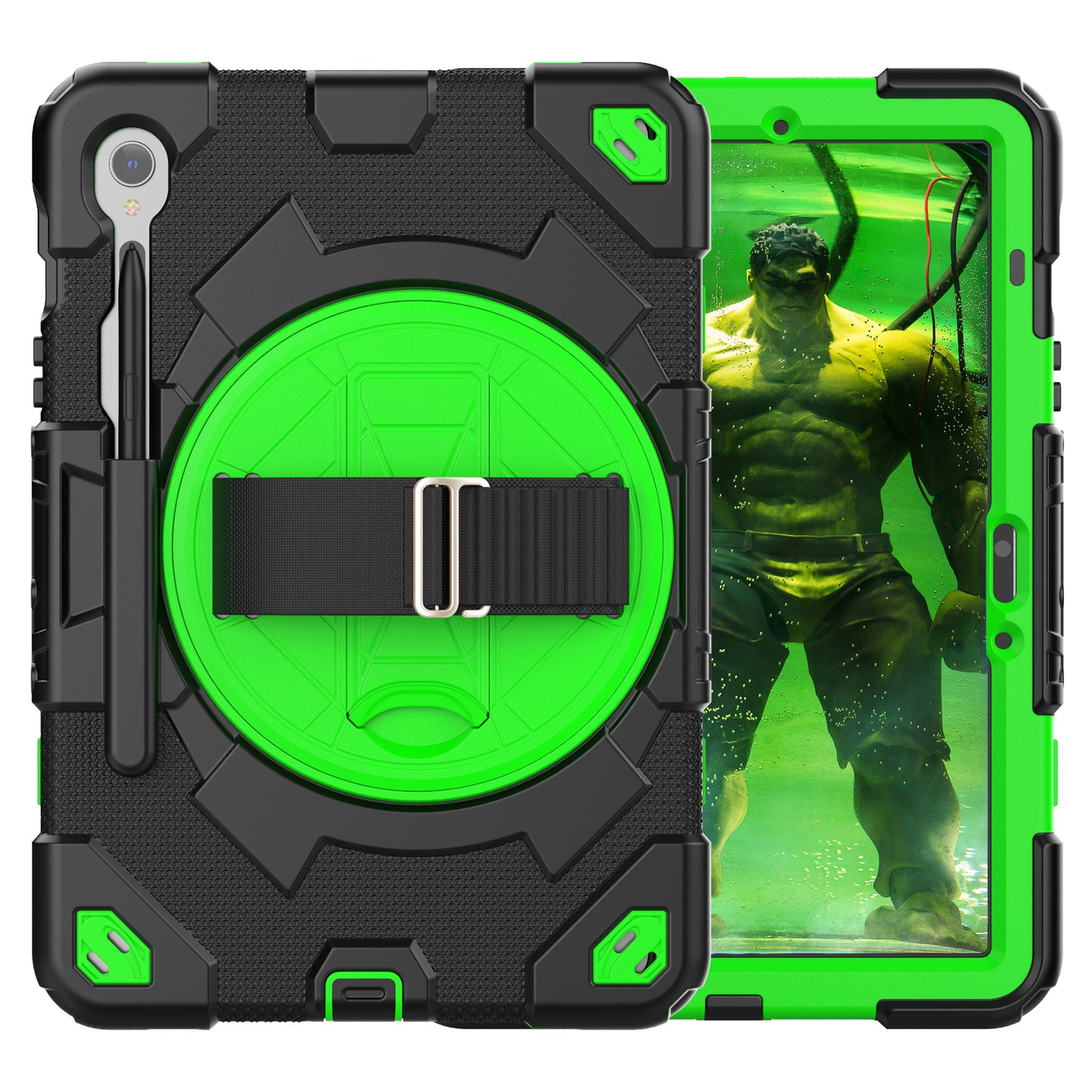 Spider Strap Galaxy Tab S8 Shockproof Case 360 Rotatable Adjustable Hand Holder