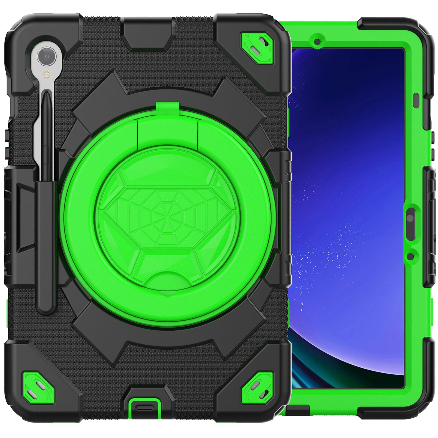 Spider-Man Galaxy Tab S8 Shockproof Case Ultimate Protection Rotating Handle Stand