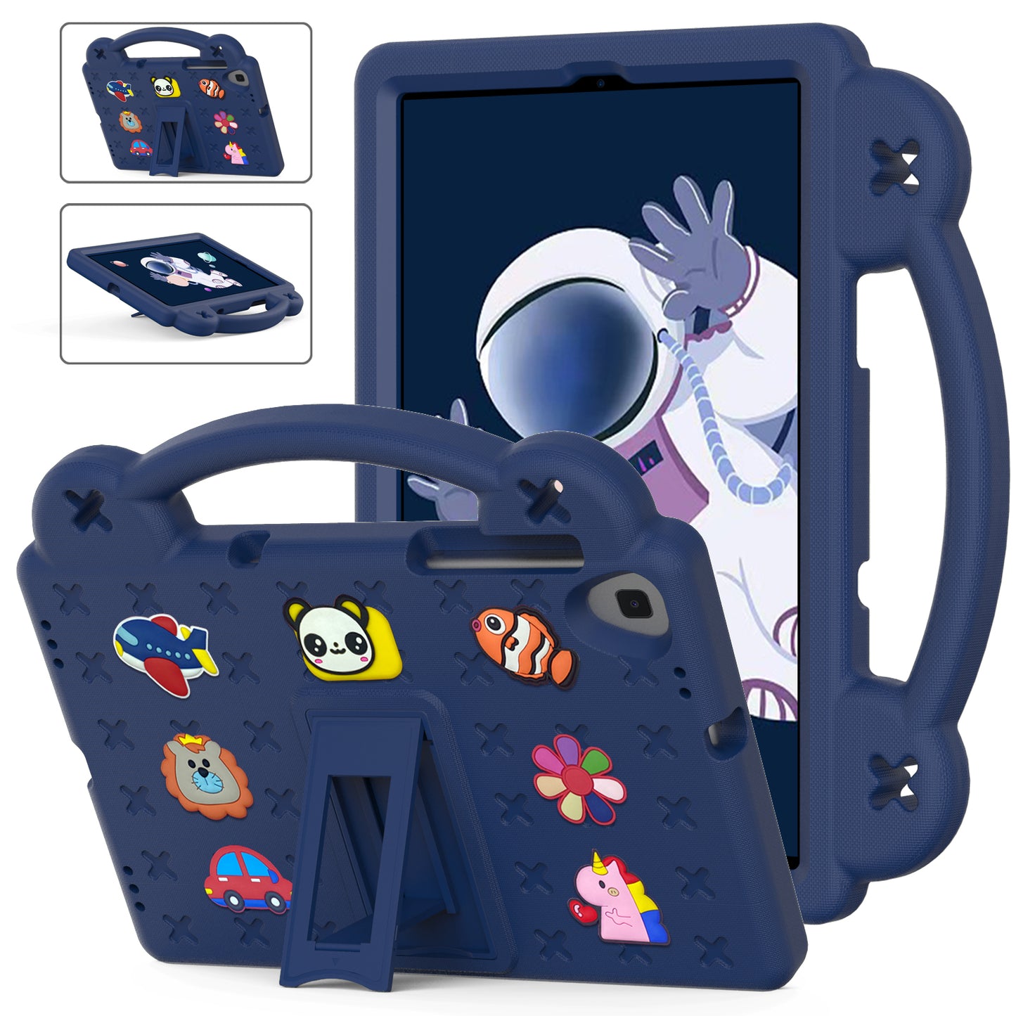 Berenstain Bear Galaxy Tab A 10.1 2019 EVA Case Children's Cartoon Flat Kickstand