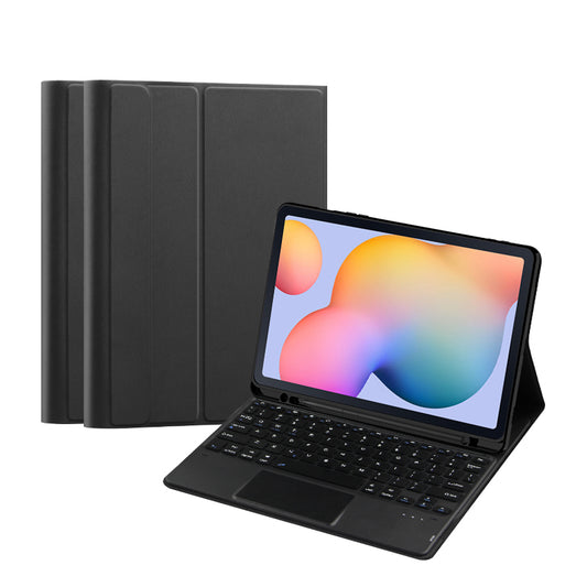 Classical Book Galaxy Tab S6 Keyboard Case Touchpad Stand Detachable