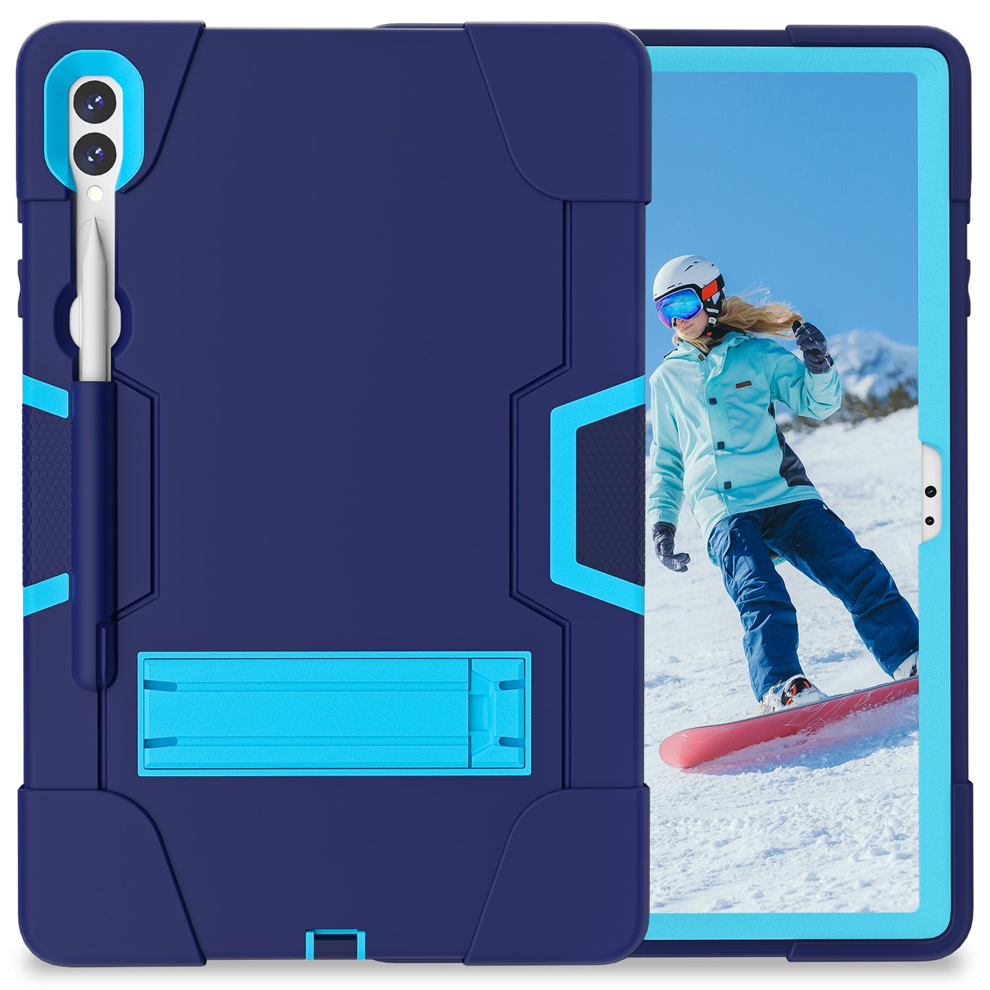 Contrast Armor Galaxy Tab S8+ Shockproof Case Silicone PC Full Protection