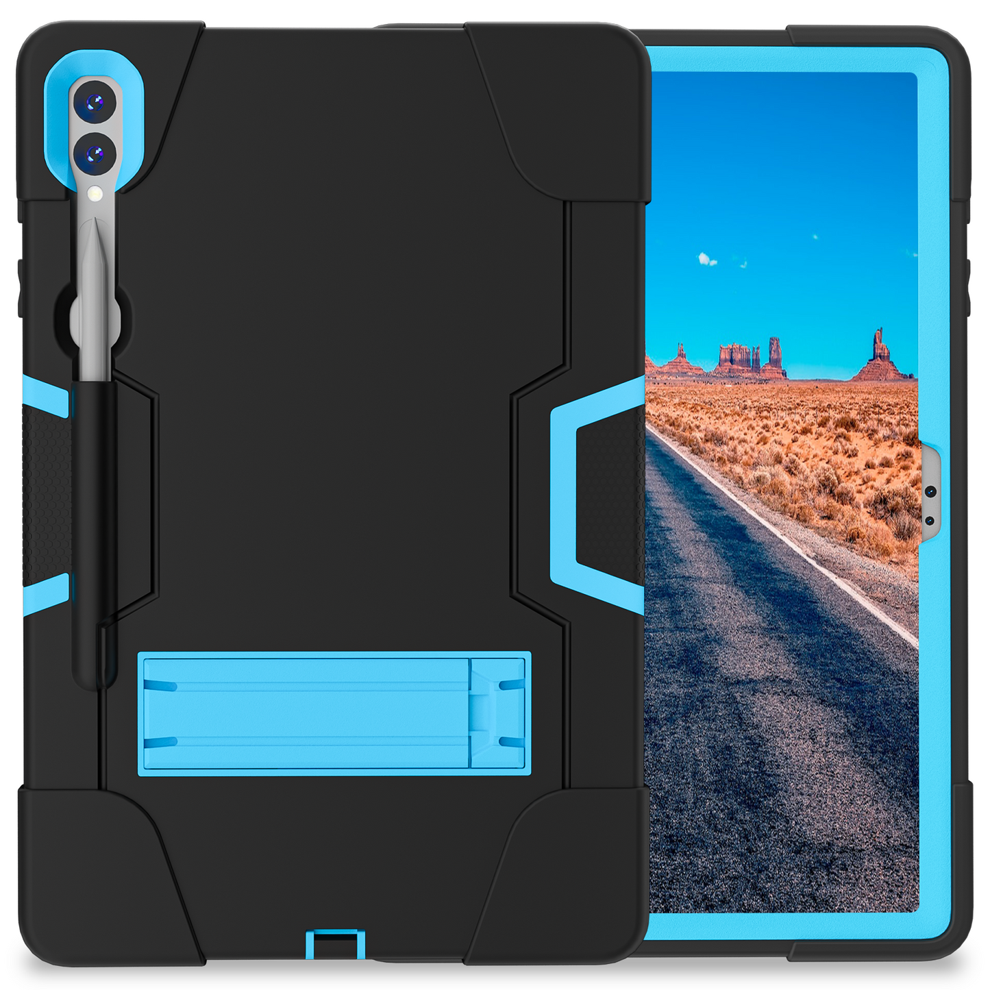 Contrast Armor Galaxy Tab S8+ Shockproof Case Silicone PC Full Protection