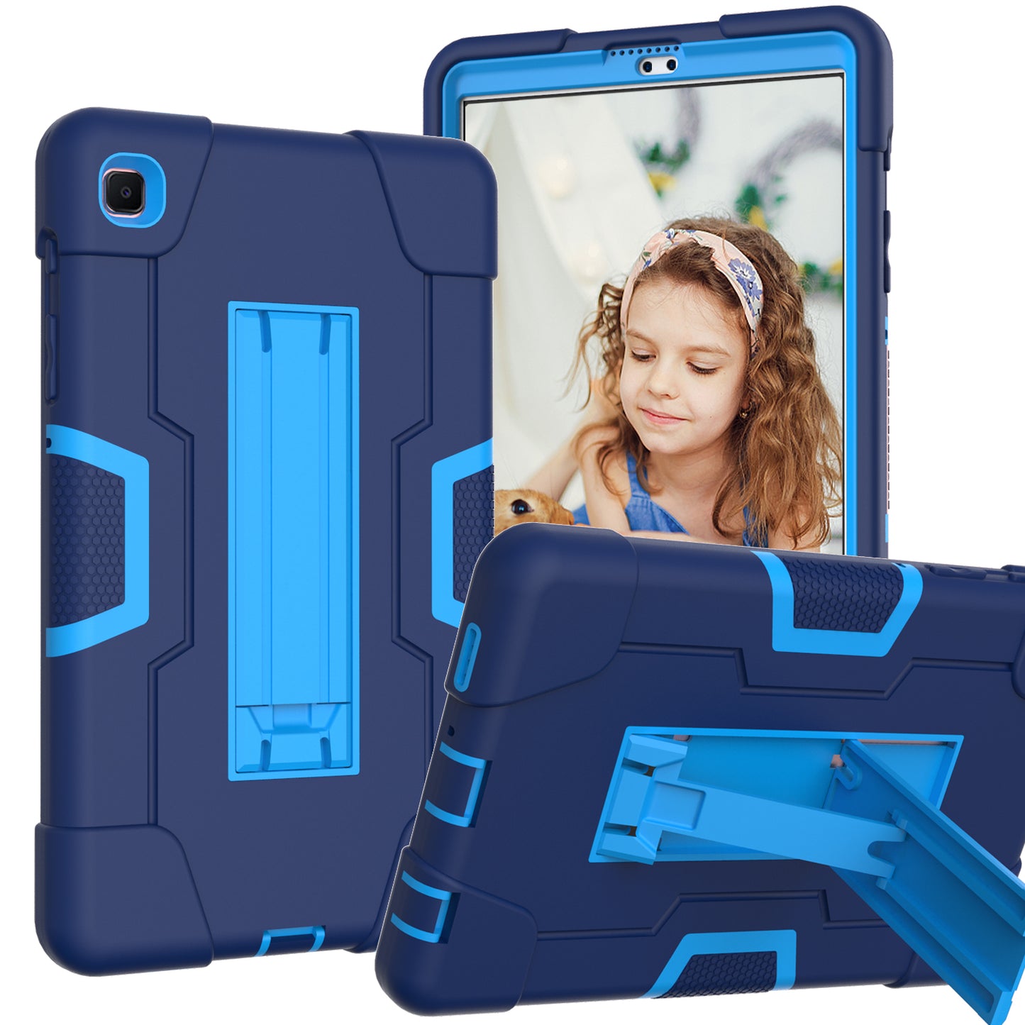 Contrast Armor Galaxy Tab A7 Lite Shockproof Case Silicone PC Full Protection