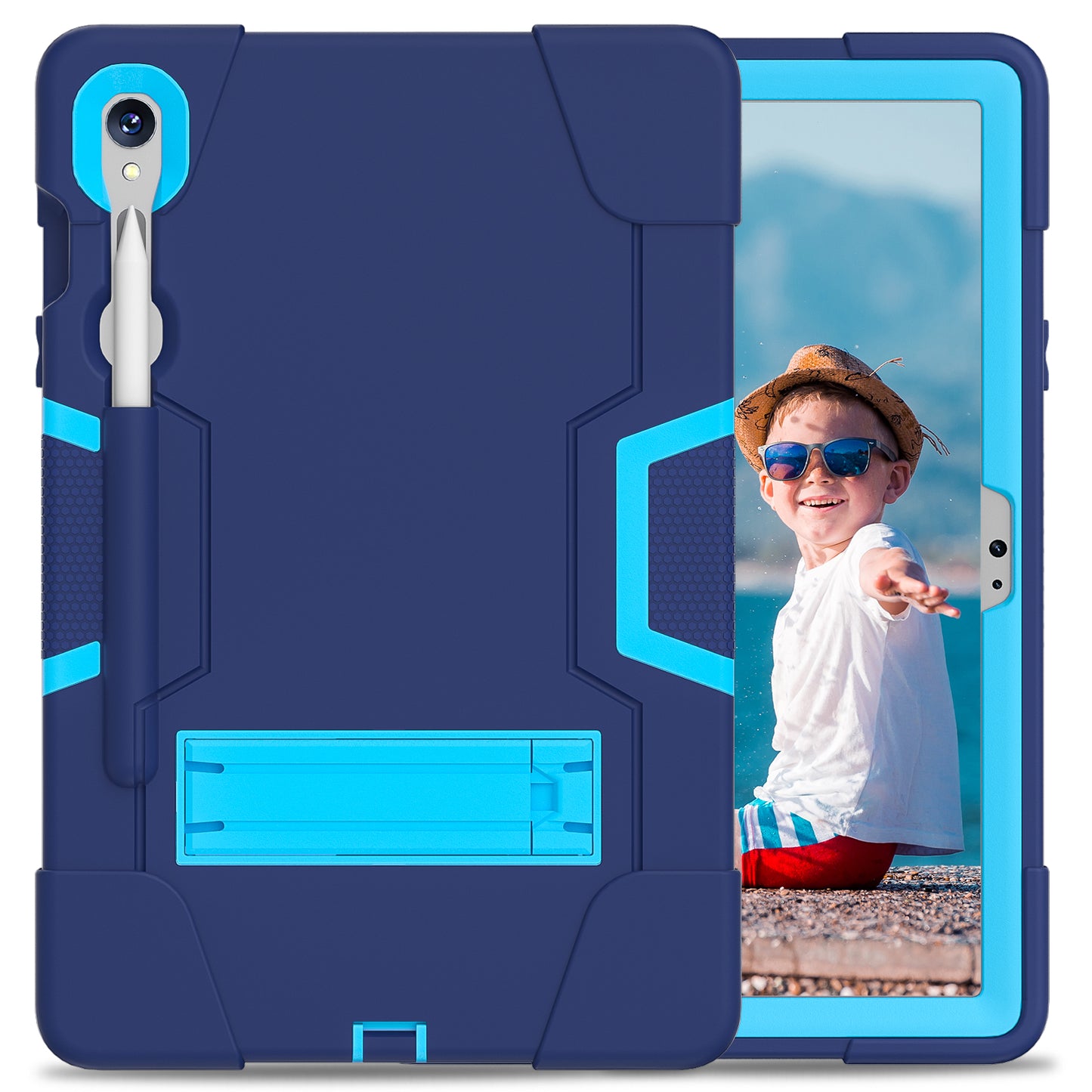 Contrast Armor Galaxy Tab S8 Shockproof Case Silicone PC Full Protection