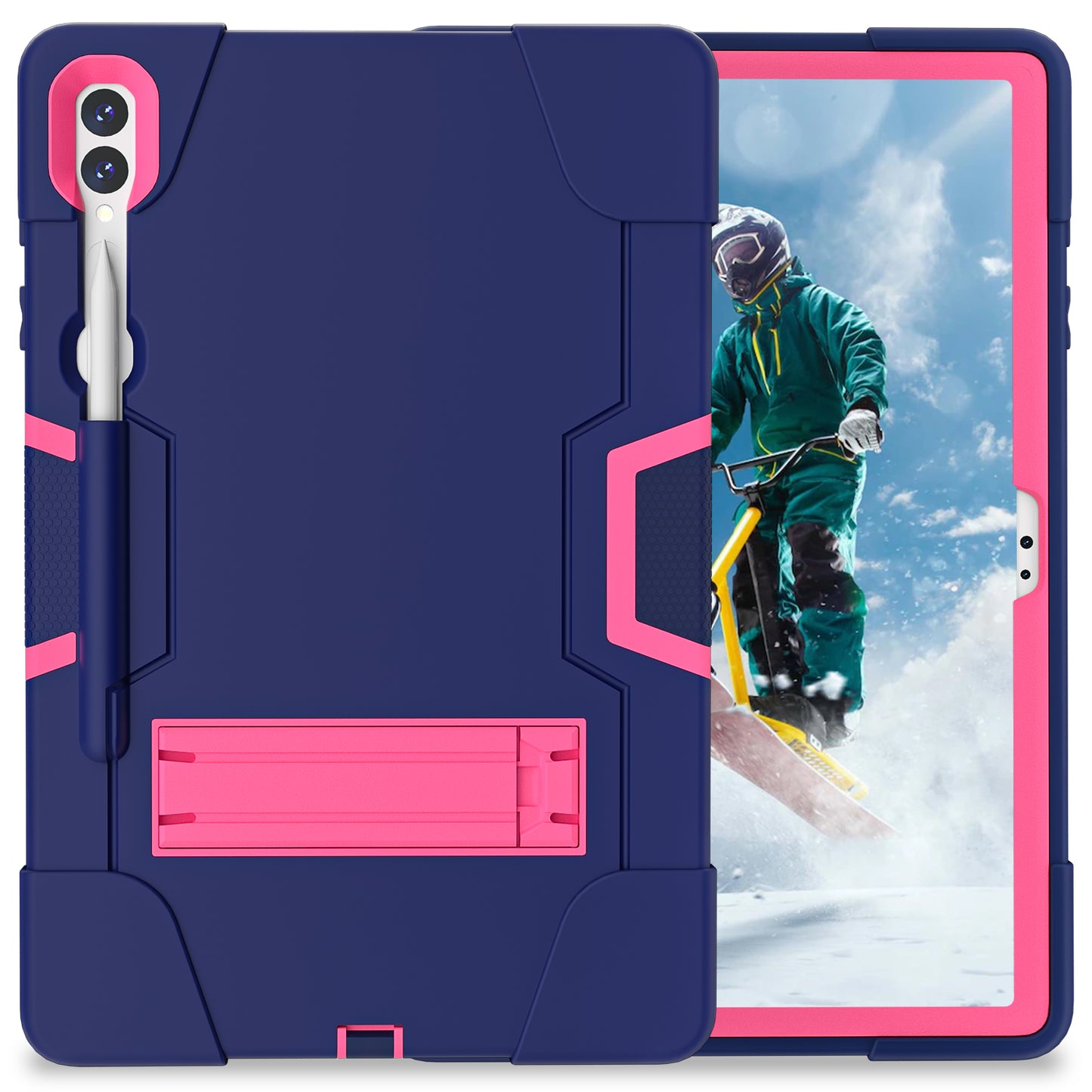 Contrast Armor Galaxy Tab S8+ Shockproof Case Silicone PC Full Protection