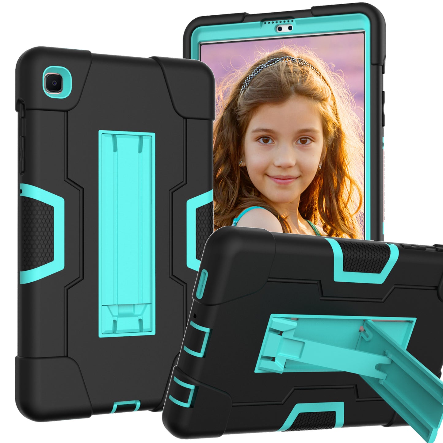 Contrast Armor Galaxy Tab A7 Lite Shockproof Case Silicone PC Full Protection