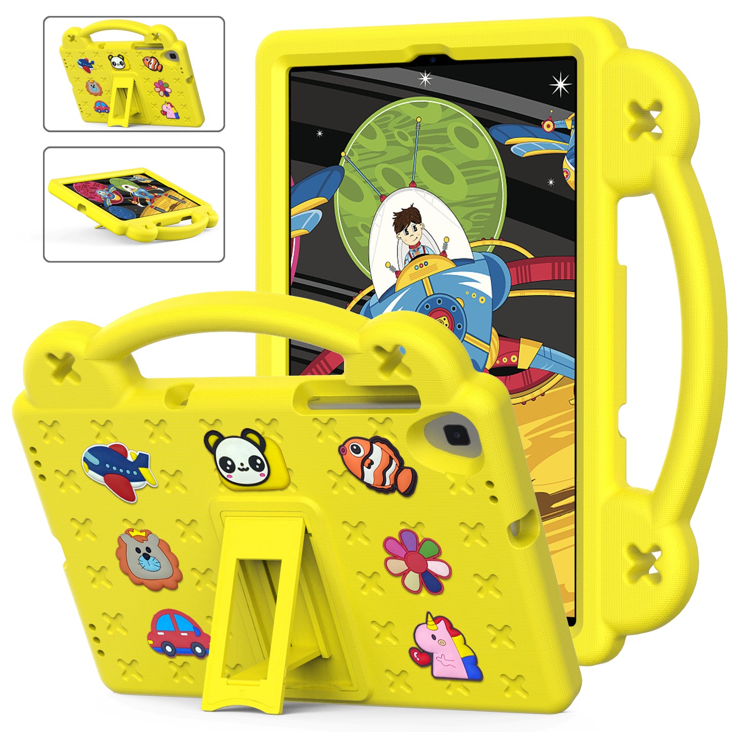 Berenstain Bear Galaxy Tab A 10.1 2019 EVA Case Children's Cartoon Flat Kickstand