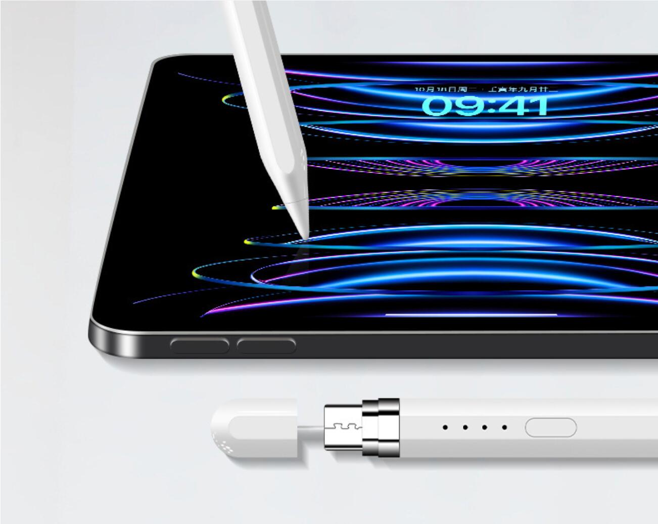 Active Capacitive iPad Drawing Stylus Magnetic Dual Type-C Apple Pencil 2 Professional