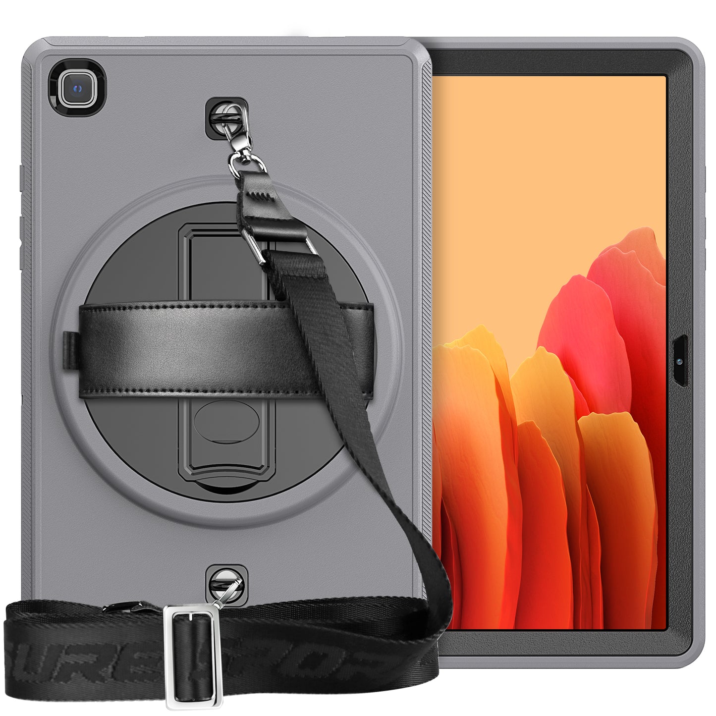 Coolinan Galaxy Tab A7 Lite Shockproof Case Built-in Screen Protector Rotation Stand