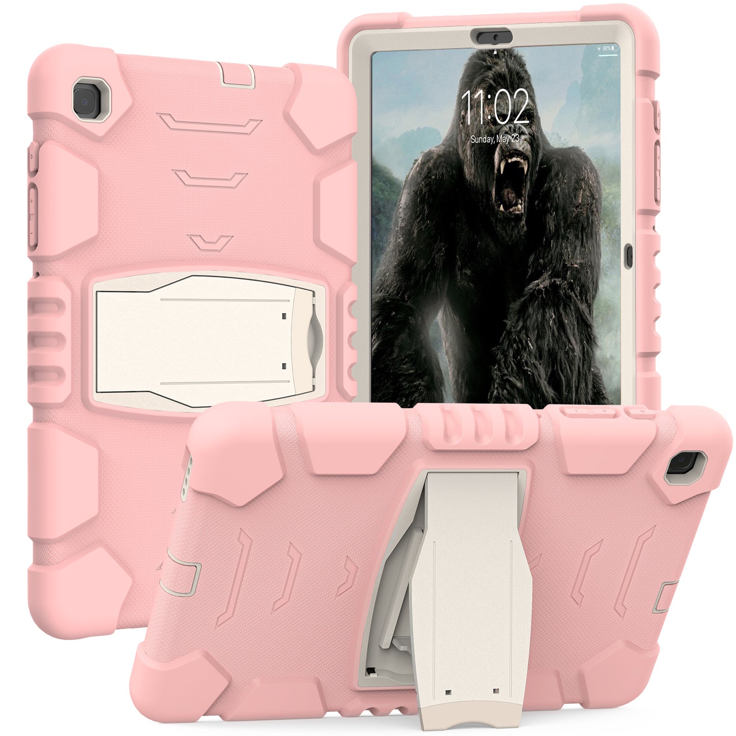 Gorilla King Kong Galaxy Tab S6 Lite Case Full Body Triple Protection Folding Stand