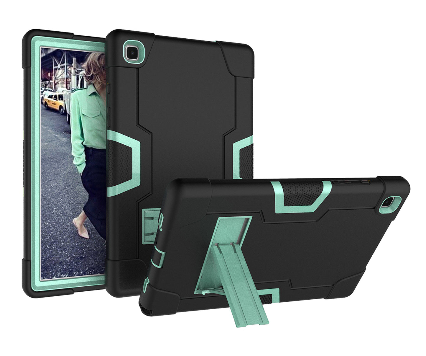 Contrast Armor Galaxy Tab A7 Shockproof Case Silicone PC Full Protection