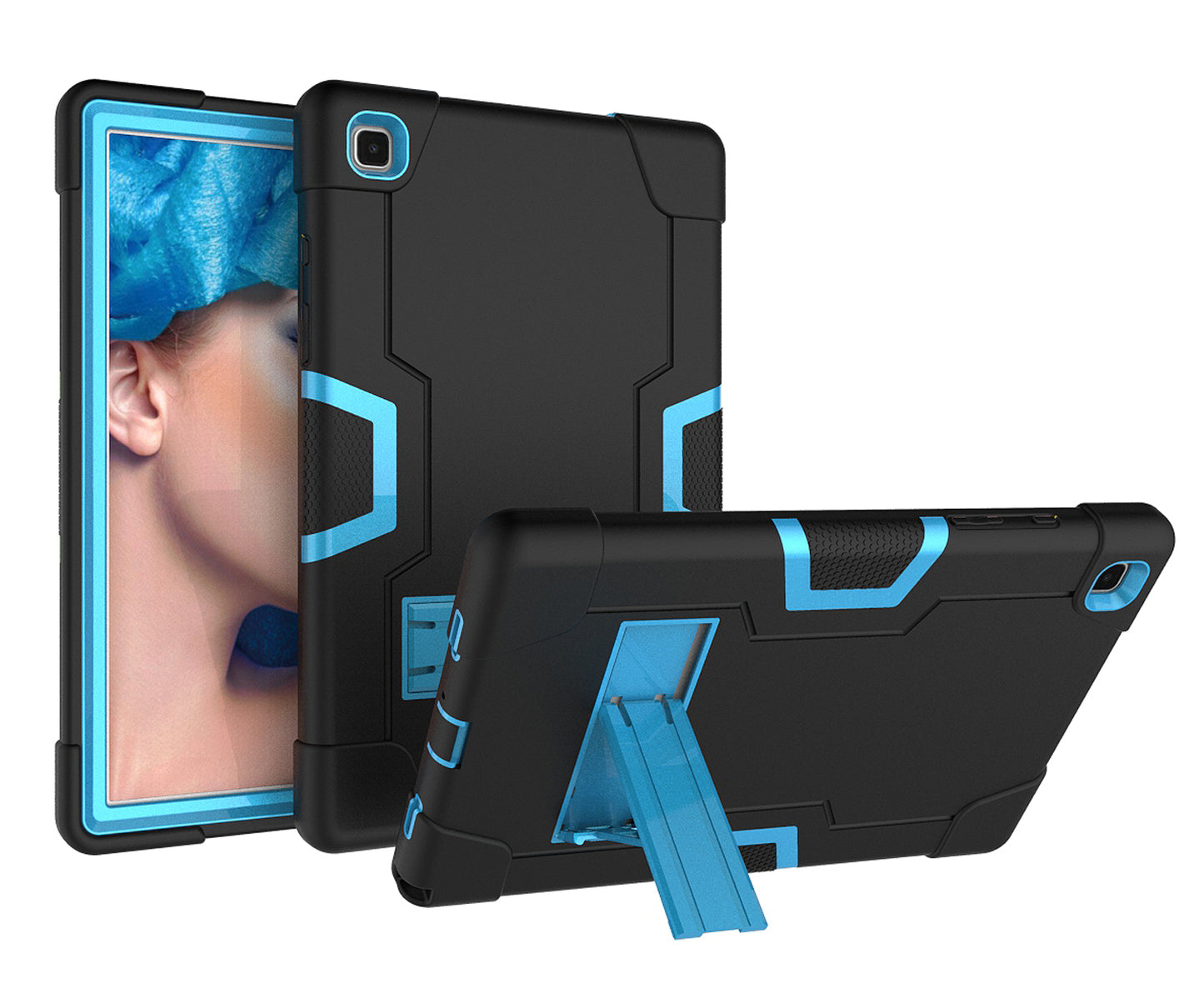 Contrast Armor Galaxy Tab A7 Shockproof Case Silicone PC Full Protection