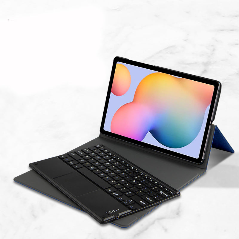 Metal Hinge Samsung Galaxy Tab S6 Lite Keyboard Case with Touchpad Detachable